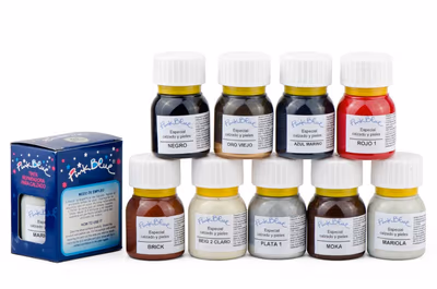 Tintes Tinta Reparadora Especial Para Todo Tipo de Calzado y Pieles Tintas Rosa Blue