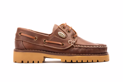 Chaussures Nautiques Enfant Lacets Cuir Marron Élégance ref. 713 - 3
