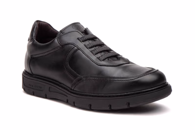 Chaussures Homme Cuir Noir Élastiques Semelle Amovible Riverty ref. RV-620 - 2