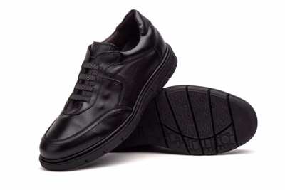 Chaussures Homme Cuir Noir Élastiques Semelle Amovible Riverty ref. RV-620 - 5