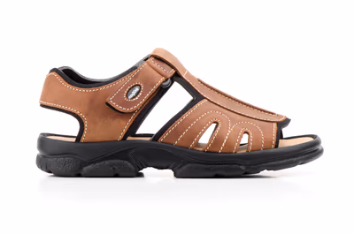 Sandalia Bio Hombre Piel Cuero - 2