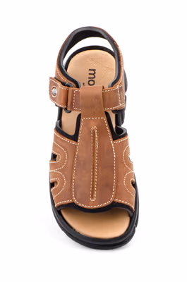 Sandalia Bio Hombre Piel Cuero - 4