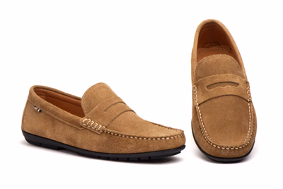 Náuticos Hombre Piel Serraje Beige Antifaz  Route 83 ref. R83-1003 - 1