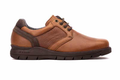 Chaussures Homme Cuir Marron Combiné Lacets Semelle Intérieure Amovible Riverty ref. RV-667 - 3