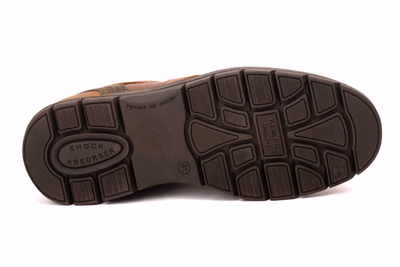 Chaussures Homme Cuir Marron Combiné Lacets Semelle Intérieure Amovible Riverty ref. RV-667 - 4