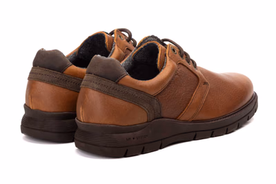 Chaussures Homme Cuir Marron Combiné Lacets Semelle Intérieure Amovible Riverty ref. RV-667 - 7