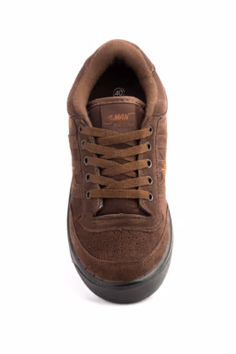 Deportivo Hombre Piel Serraje Marrón Cordones T-MAN New Zeus - 4