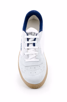 Deportivos Fútbol Sala Hombre Piel Blanco Suela Cosida - 4