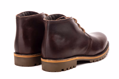 Bottine Homme Cuir Marron Lacets Trépointe Cuir Route 83 ref. R83-SH7091 - 6