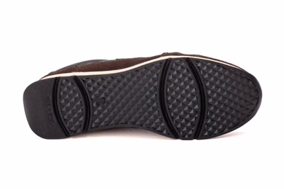 Baskets Femme Cuir Marron Lacets Serraje JAM ref. 8456 - 4