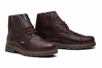 Bottes Homme Cuir Marron Lacets Semelle Amovible Creamallera Riverty ref. RV-70841 - 1