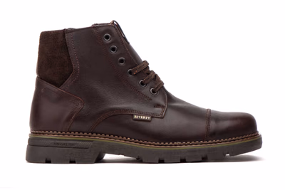 Bottes Homme Cuir Marron Lacets Semelle Amovible Creamallera Riverty ref. RV-70841 - 3