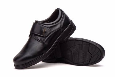 Zapatos Hombre Piel Negro Cierre Autoadherente Plantilla Extraible SZPILMAN ref. SZ-2019 - 5