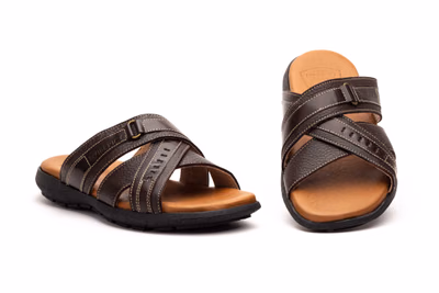 Sandalias Hombre Piel Marrón Ibérico ref. IB-2021 - 1