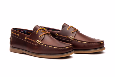 Men's Boat Shoes Pull Leather Laces Thin Sole Ibérico ref. IB-1056 - 6