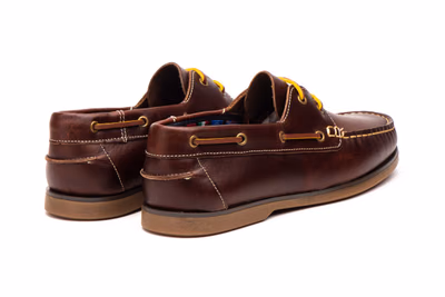 Men's Boat Shoes Pull Leather Laces Thin Sole Ibérico ref. IB-1056 - 7