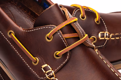 Men's Boat Shoes Pull Leather Laces Thin Sole Ibérico ref. IB-1056 - 10